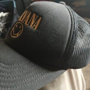 NIRVANA TRUCKER HAT AMERICAN EAGLE HTF